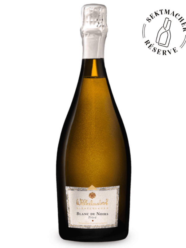 Blanc de Noir Privé Winzersekt Weingut Wilhelmshof Siebeldingen Pfalz