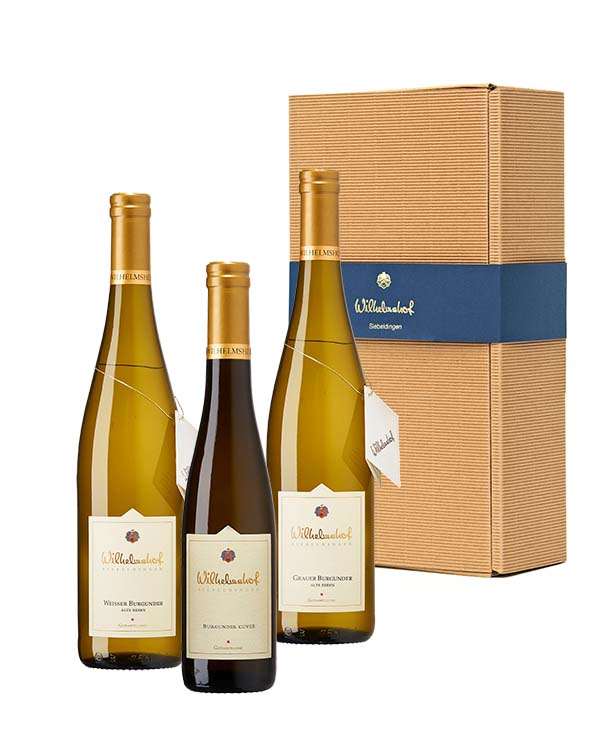 Wilhelmshof Weingeschenk Kaminwein Trio