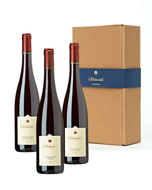 Wilhelmshof Weingeschenk Rotwein Holzfass Selection
