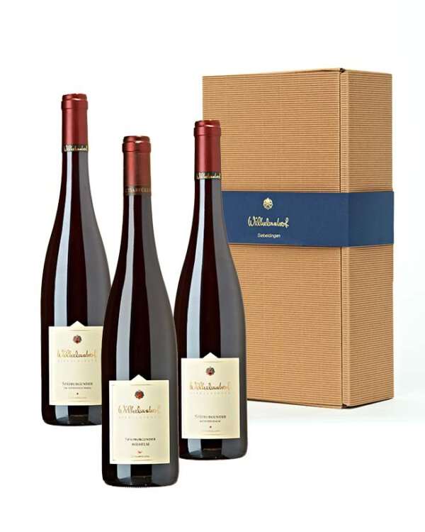 Wilhelmshof Weingeschenk Rotwein Holzfass Selection