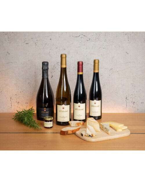 Wein-Käse Degustation online@Home Weinprobe Weinpaket