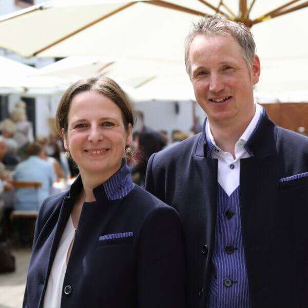 Winzerin Barbara Roth und Winzer Thorsten Ochocki Weingut Wilhelmshof