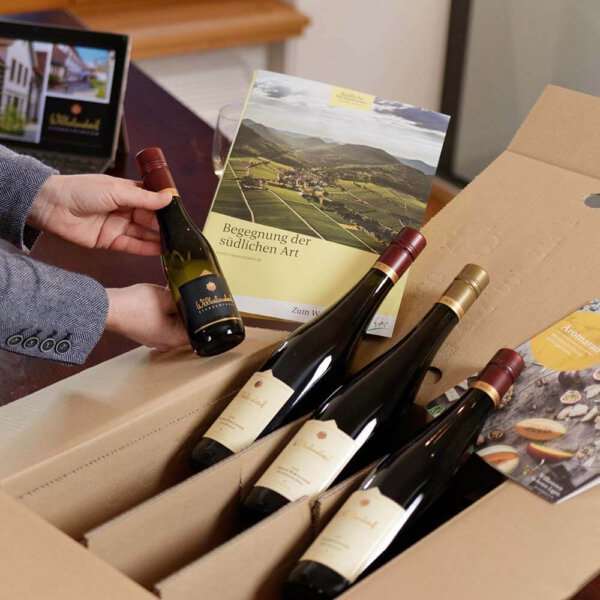 online Weinproben mit dem Wilhelmshof Weinpaket